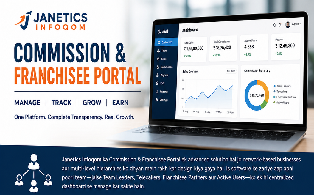 Commission & Franchisee Management Portal